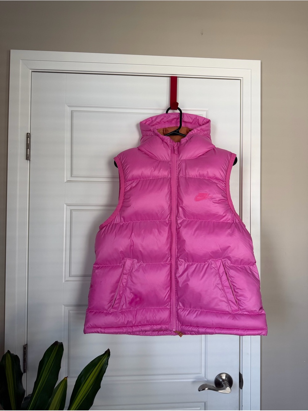 Women’s Nike Pink Puffer Vest